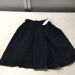 送料無料★新品タグ付き★MOUSSY マウジー★膝丈スカート　ストライプスカート★ネイビー★サイズ1 #40701sjj18