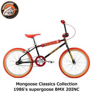 mongoose man Goose supergoose super Goose BMX BLACK × RED черный × красный Old School BMX Mongoose Classics Collection