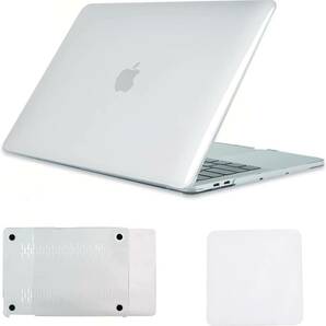 Haoea MacBook Pro 13インチ ケース カバー 対応 クリスタル透明 薄型 放熱穴 落下防止耐傷 全面保護 パソコンケース + クリーニングクロス