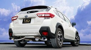 ガナドール XV DBA-GT7 マフラー テール部のみチタニウム製 GVE-035BL GANADOR Vertex 4WD SUV バーテックス 4WD SUV