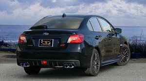 ガナドール WRX S4 DBA-VAG 3BA-VAG 標準パンバー マフラー フルサイズ センター付 サークル4本出し GDE-406T Vertex Sports