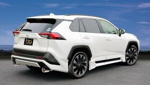 ガナドール RAV4 6BA-MXAA54 マフラー リヤバンパースポイラー用 ステンレス製 GVE-042DPO GANADOR Vertex 4WD SUV バーテックス 4WD SUV