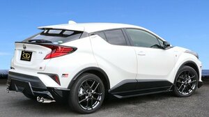 ガナドール C-HR ハイブリッド 6AA-ZYX11 マフラー 左右4本出し　触媒以降（センターパイプ付） ステンレス製 GVE-031DPO Vertex 4WD SUV