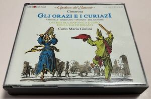 レア盤 2CD MELODRAM チマローザ オペラ Gli Orazi e I Curiazi ジュリーニ 指揮 シミオナート オラーツィ クリアーツィ