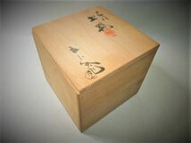 ■逸品 土瓶 持ち手 蔓 染付 錦十草 茶道具 在銘 共箱■_画像10