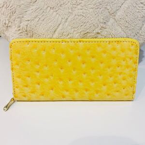 長財布 ラウンドファスナー長財布 メンズ財布 レディース 財布 誕生日 プレゼント SALE オーストリッチ 風
