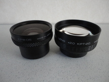 kenko レンズ　2個（TELE CONVERSION LENS X2.0 KPT-20　 SUPER WIDE CONVERSION LENS X0.5 KPW-05）_画像2