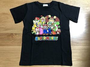 【即決 新品】スーパーマリオ★半袖Tシャツ【130】ブラック　任天堂　ニンテンドースイッチ