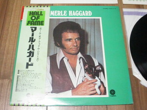 マール・ハガード MERLE HAGGARD ホール・オブ・フェイム・シリーズ HALL OF FAME 国内 LP 帯付き 