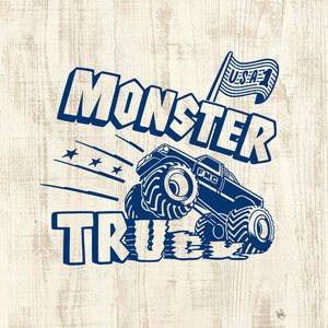 ■MONSTER TRUCK Tシャツ■XLサイズ（ホワイトxブル－）FORD フォード