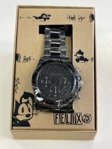  new goods unused Felix * The * cat chronograph wristwatch FLX003B2 FELIX THE CAT