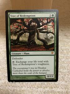 イニストラード　初版　解放の樹/Tree of Redemption　英語版　新品美品