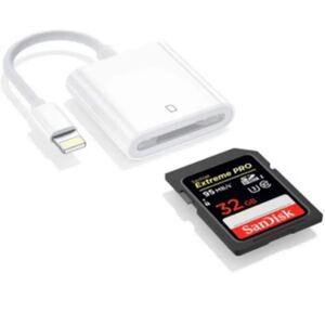 SD カードリーダー Lighting用 SDカードカメラリーダー 最大512GB対応 プラグ&プレイ 最新IOS14