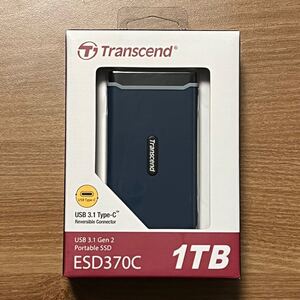 【新品】Transcend 1TB ポータブルSSD / USB 3.1 Gen 2 / USB-C / 最大1,050MB/s