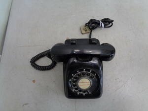 MK5683 black telephone 600-A2 telephone machine Showa Retro 