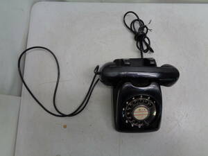 MK5878 black telephone 600-A2 telephone machine Showa Retro 