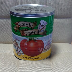 ディズニーリゾート トマトスナック 缶 (中身なし)