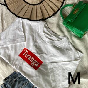 "Teranga” ボックスロゴTEE Mサイズ Tシャツ ユニセックス