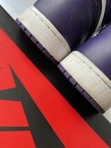 NIKE AIR JORDAN 1 RETRO HIGH OG COURT PURPLE ナイキ エアジョーダン1 レトロ ハイ OG コートパープル 555088 500 正規品_画像9