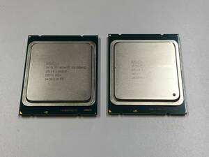 B1737)Intel Xeon E5-2609V2 SR1AX 2.50GHz LGA2011-V2 中古動作品2枚セット