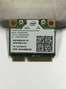 B1631)Intel 62205ANHMW 無線LANカード 中古動作品