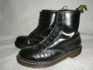 ★英国製/訳有 Dr. Martens 8 Hole Boots ブラック made in ENGLAND ドクターマーチン