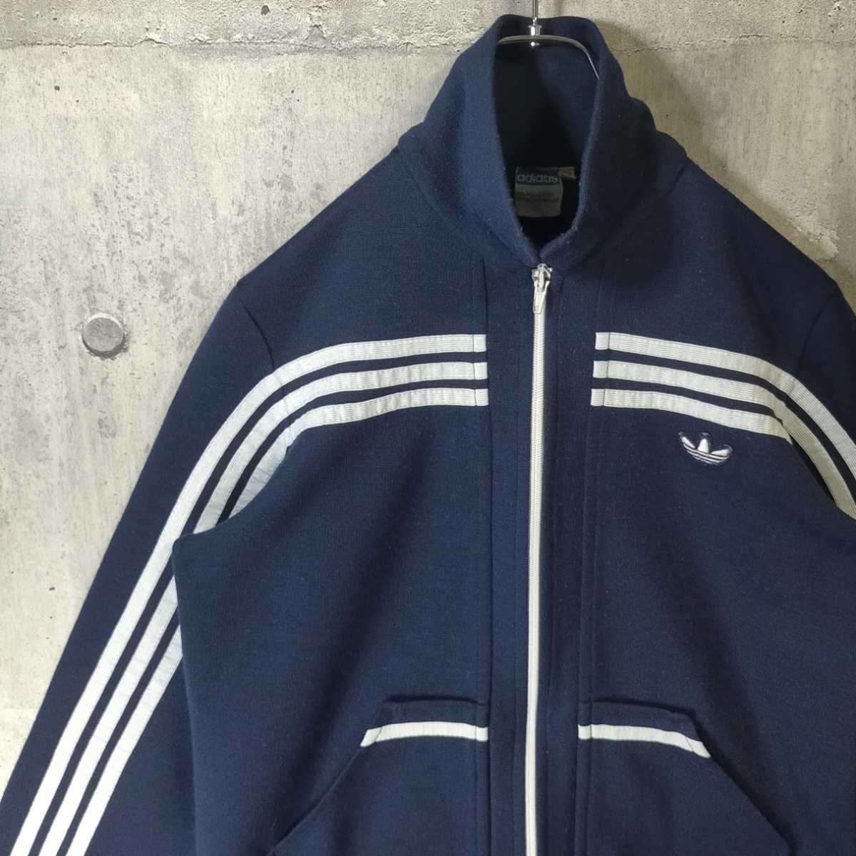 激レア 西ドイツ ガイコツ 骸骨 adidas 紺 白 Navy White ネイビー