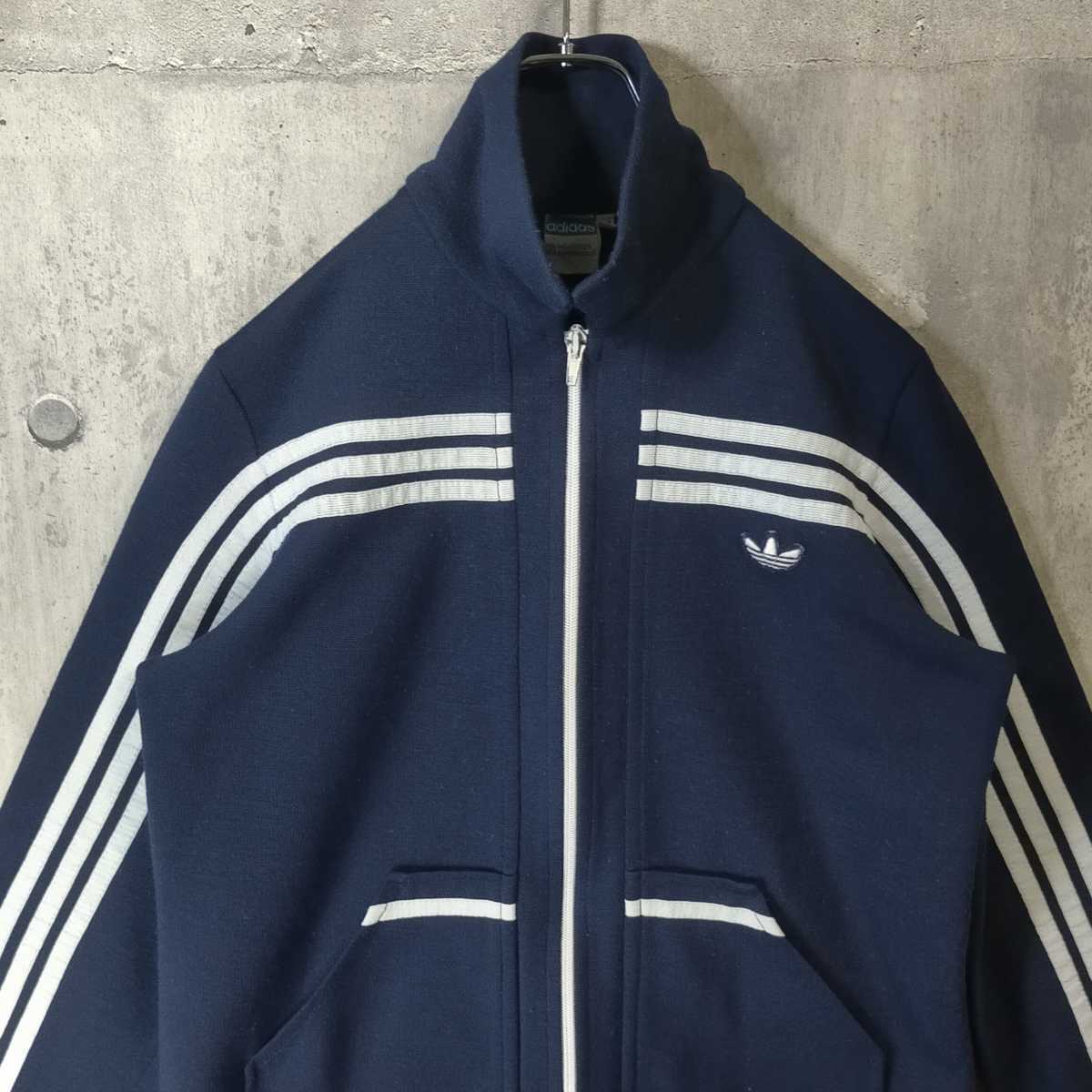 激レア 西ドイツ ガイコツ 骸骨 adidas 紺 白 Navy White ネイビー