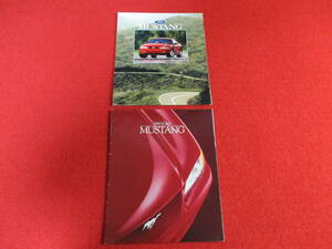 0 FORD MUSTANG 1995 96 Heisei era 7 8 catalog 2 set 0