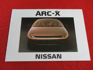 * NISSAN ARC-X правый H 1988 Showa 63 каталог проспект *