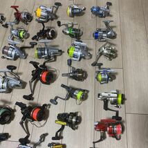 リール　ダイワ DAIWA シマノ SHIMANO RYOBI オリムピック スピニングリール 船用　大量　まとめて　まとめ　現状品　ジャンク　計67点　_画像8