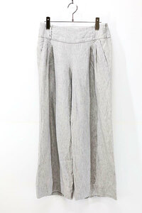 Used Womens 00s Italy Max Mara Linen Wide Buggy Pants Size W31 L28 古着