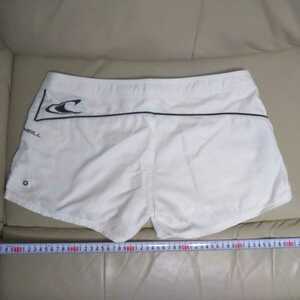  O'Neill surf pants short pants swim wear swimsuit lady's L LL white marine sport surfing shuno-ke ring snorkel 