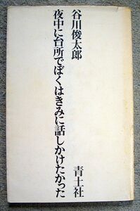 夜中に台所でぼくはきみに話しかけたかった★谷川俊太郎（青土社）