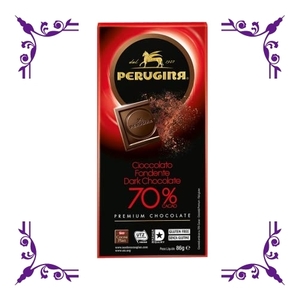 【送料無料】BACI(バッチ) Perugina タブレット ダークチョコレート カカオ分70% 86g