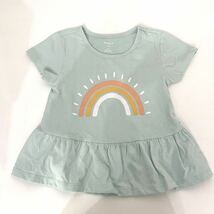 新品■PekkLe ペックル 女の子 半袖Tシャツ 4枚セット 4 / 4歳 虹 ハート♪_画像2