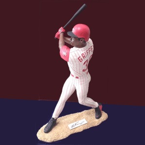 ■保管品【直筆サイン入り フィギュア】K.Griffey Jr.（グリフィーJr.）フィギュア 限定数100／直筆サイン入り □検索：Auto Figureの画像1