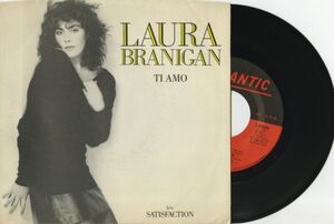 【ロック 7インチ】Laura Branigan - Ti Amo / Satisfaction [Atlantic 789 608-7]