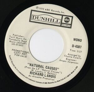 【ソウル 7インチ】Richard Landis - Natural Causes (Mono) / (Stereo) [ABC/Dunhill Records D-4307]