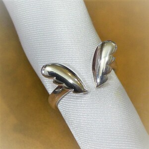 SR2182 ring silver 925. ring 11 number 12 number 13 number feather Wing angel free shipping 