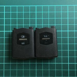 MZ 2939 2個 マツダ 純正 キーレス スマートキー デミオ アクセラ プレマシー MPV アテンザ 等ジャックナイフ 2ボタン