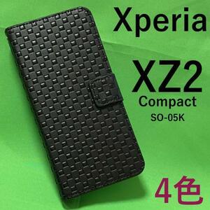 Xperia XZ2 Compact SO-05K/ チェック柄 手帳型ケース