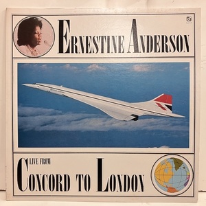 ●即決VOCAL LP Ernestine Anderson / live from Concord to London jv2815 米オリジナル、白艶 アーネスティン・アンダーソン