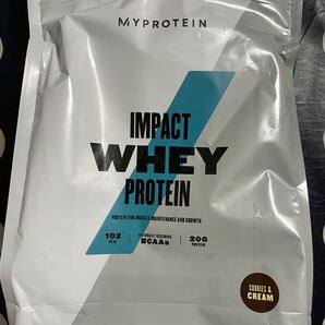マイプロテイン インパクトホエイプロテイン MYPROTEIN クッキー クリーム 1 kg