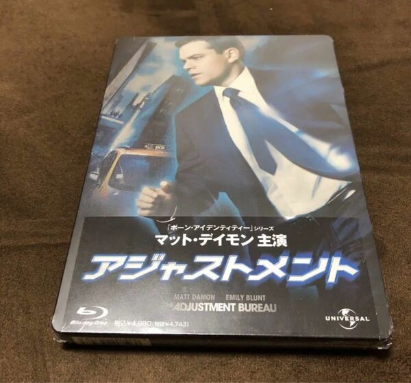 アジャストメント　スチールブック　Blu-ray ブルーレイ