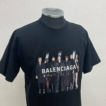 BALENCIAGA バレンシアガ REAL BALENCIAGA リアルバレンシアガ プリント クルーネック 半袖 Tシャツ メンズ 612965 TIVA1_画像3