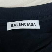 BALENCIAGA バレンシアガ REAL BALENCIAGA リアルバレンシアガ プリント クルーネック 半袖 Tシャツ メンズ 612965 TIVA1_画像4