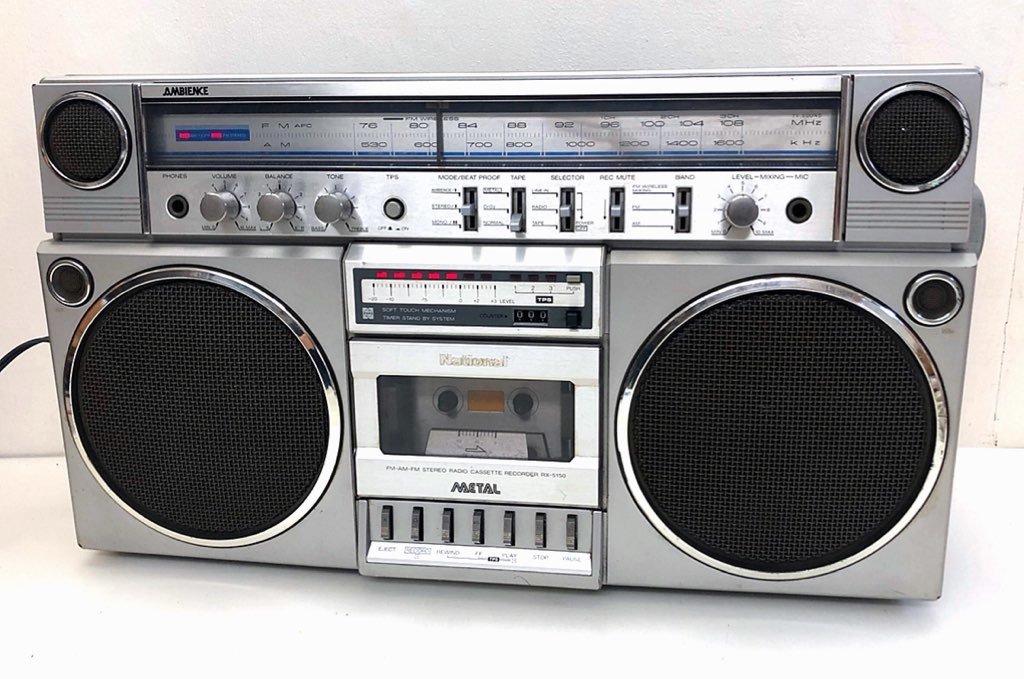 ♪昭和銘機 清掃整備ラジカセ National AMBIENCE RX-5150 | tspea.org
