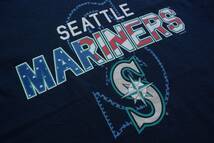 新品 MARINERS シアトル マリナーズ 半袖Tシャツ メンズ Mサイズ MLB ゲーム スポーツチーム 野球 ネイビー 未使用品 アメリカ仕入 T1598_画像7