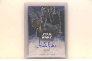  prompt decision!Topps tops company Star * War zAUTHENTIC AUTOGRAPH card [bo bar jo] autograph autograph 47I07/10